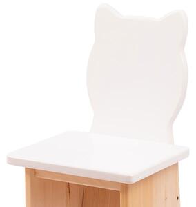 Dječja stolica - Maca BIJELA