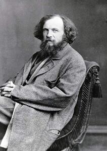 Umjetnička fotografija Dmitri Ivanovich Mendeleev, Russian Photographer,, (26.7 x 40 cm)