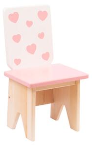 Dječja stolica - Klasik srce ROZA