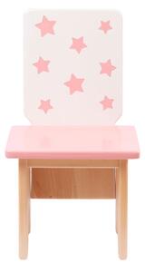 Dječja stolica - Klasik zvjezdice ROZA
