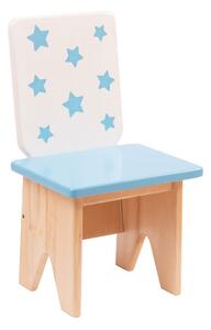 Dječja stolica - Klasik zvjezdice PLAVE