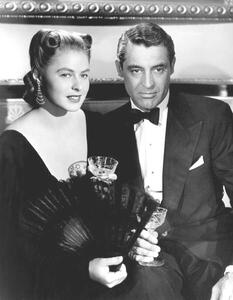 Umjetnička fotografija Ingrid Bergman And Cary Grant, (30 x 40 cm)
