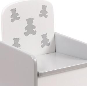 Foteljica sa spremnikom - Medo SIVI
