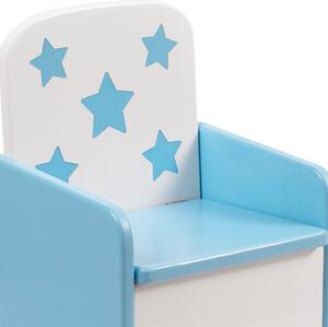 Foteljica sa spremnikom - Zvjezdice PLAVE