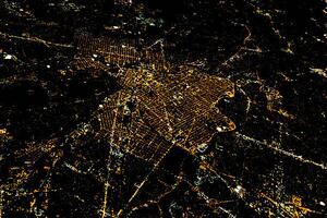 Umjetnička fotografija light of city at night, gdmoonkiller, (40 x 26.7 cm)
