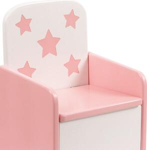 Foteljica sa spremnikom - Zvjezdice ROZA