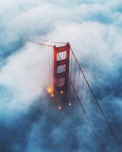 Fotografija Golden Gate Bridge foggy low, jonathan borruso, (30 x 40 cm)