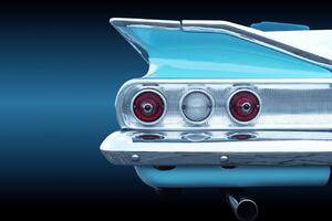 Umjetnička fotografija US classic car impala convertible 1960, Beate Gube, (40 x 30 cm)
