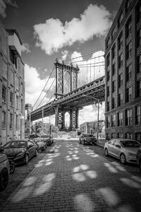 Umjetnička fotografija NEW YORK CITY Manhattan Bridge, Melanie Viola, (26.7 x 40 cm)