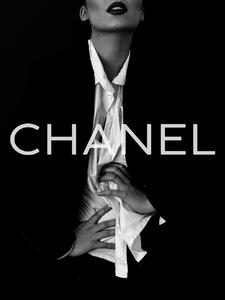 Umjetnički plakat Chanel model, Finlay & Noa, (30 x 40 cm)