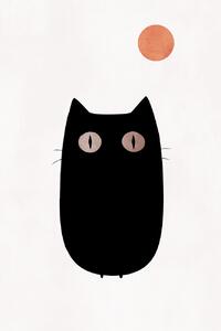 Ilustracija The Cat, Kubistika, (26.7 x 40 cm)