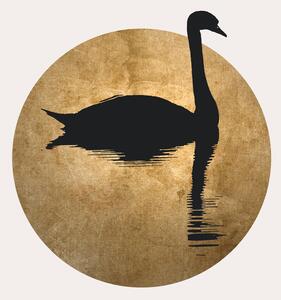 Ilustracija The Swan, Kubistika, (26.7 x 40 cm)