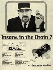 Umjetnički plakat Insane in the brain, Ads Libitum / David Redon, (30 x 40 cm)