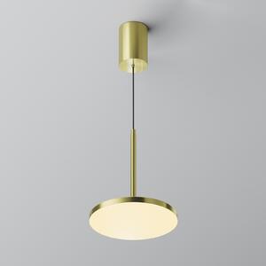 Maytoni LED visilica Plato, mesing, Ø 18,5 cm, aluminij