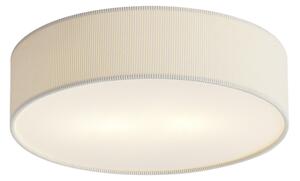 Moderna stropna svjetiljka bijela sa sjenilom od baršuna 38 cm 2-svjetla - Luz