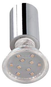 Zidna svjetiljka u sjajnoj srebrnoj boji (duljina 10 cm) Lorenzo - Trio