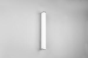 LED zidna lampa u sjajnoj srebrnoj boji (duljina 42 cm) Fabio - Trio