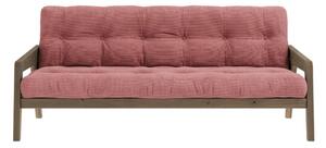 Roza kauč na razvlačenje 204 cm Grab Carob - Karup Design