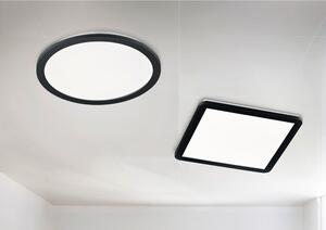 Mat crna LED stropna svjetiljka 40x40 cm Camilla - Trio