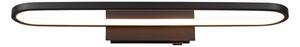 Mat crna LED zidna lampa (duljina 60 cm) Gianni - Trio