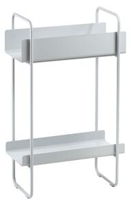 Svijetlo sivi metalni konzolni stol 24x48 cm A-Console - Zone