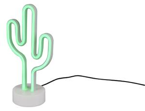 Bijela LED stolna lampa (visina 29 cm) Cactus - Trio