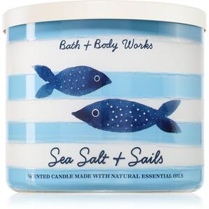 Bath & Body Works Sea Salt & Sails mirisna svijeća 411 g