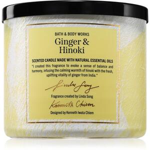 Bath & Body Works Ginger & Hinoki mirisna svijeća 411 g