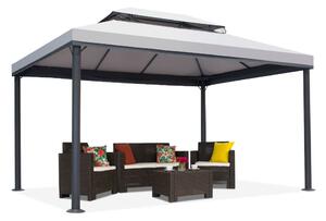 Grey Valencia vrtni paviljon 4x4 m Garden Point