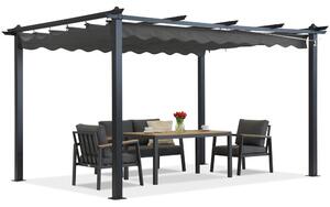 Barbados vrtni paviljon 3x4 m antracit Garden Point