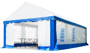 White Bavaria vrtni šator za zabavu 4x8 m Garden Point