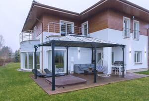 Martinique metalna sjenica 5 x 3,6 m Palmar - Canopia Heat Block antracit