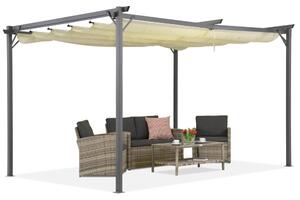 Bež terasa pergola La Palma 3x3 Garden Point