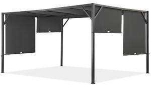Santorini metalna terasa pergola 4 x 4m antracit Garden Point