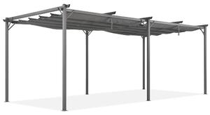 Antracit terasa pergola La Palma 3 x 6m Garden Point