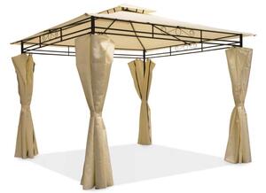 Ibiza vrtni paviljon 3x3 m krem Garden Point