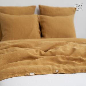 Žuta posteljina od konopljinog vlakna 220x200 cm - Linen Tales