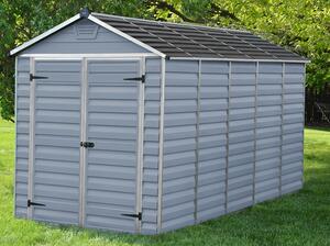 Plastična vrtna kućica SkyLight 6x12 Palmar - Canopia Grey