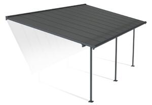 Aluminijska nadstrešnica za automobil Sierra Palmar - Canopia 3 x 6,1 m antracit Heat Block