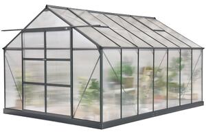 Aluminijski staklenik Azalea 3,08 x 4,3 m CoverTech antracit