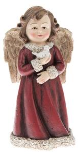 Kipić anđela s golubom Dakls, visina 13 cm