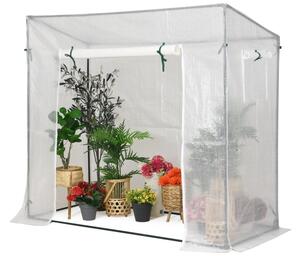 Mini staklenik od folije za rajčice 2 x 0,8 m Garden Point bijeli
