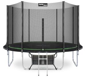 Vrtni trampolin s vanjskom mrežom 366 cm Jump Hero 12FT