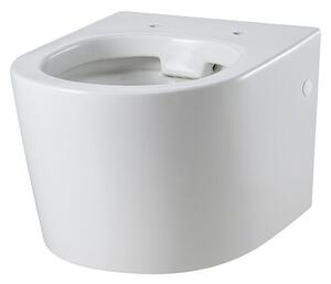 Camargue Paris Zidna WC školjka (Bez ruba, Bez posebne glazure, Oblik ispiranja: Duboko, WC odvod: Vodoravno, Bijele boje)