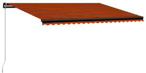VidaXL Tenda na ručno uvlačenje 500 x 300 cm narančasto-smeđa