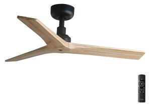 FARO 34284 - Stropni ventilator KLIM S bor/crna pr. 92,5 cm + DU
