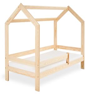 Dječji krevet KUCICA D3 borovo drvo 80 x 160 cm Podnica: Sa lameliranom podnicom, Madrac: Matrace COMFY HR 10 cm, Kutija za pohranu: Bez kutije za pohranu