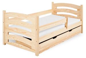 Dječiji krevet Mela 80 x 160 cm, borovo drvo Podnica: Sa lameliranom podnicom, Madrac: Bez madraca