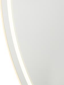 Moderno kupaonsko ogledalo 80 cm uklj. LED i prigušivač na dodir - Sebas