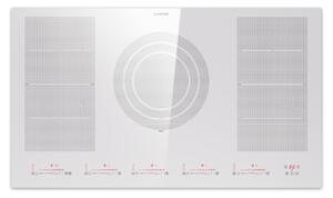 Klarstein Masterzone 90 Flex, indukcijska ploča, maks. 12.600 W, ugrađeno, 5 zona, 2 Flex zone, ThermoBoost tehnologija, Smart Flex